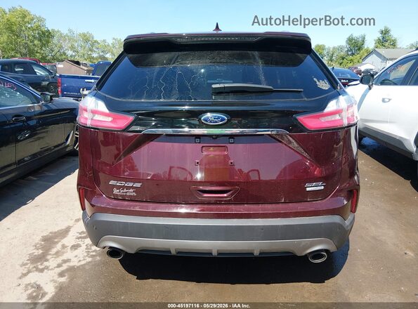 2FMPK4J95KBC39862 2019 FORD EDGE Red 