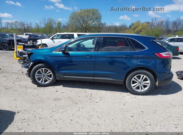 2FMPK4J95LBA93836 2020 FORD EDGE Light Blue 