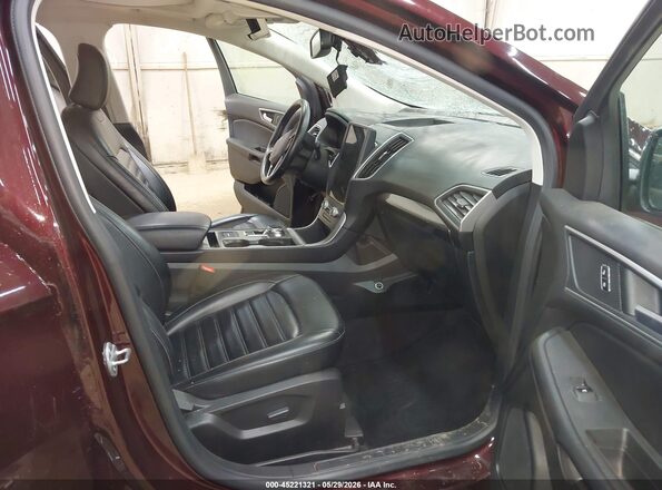 2FMPK4J95PBA04899 2023 FORD EDGE Black Вид салону спереду