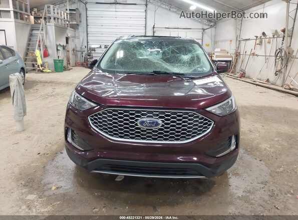 2FMPK4J95PBA04899 2023 FORD EDGE Black Вид щитка приладів