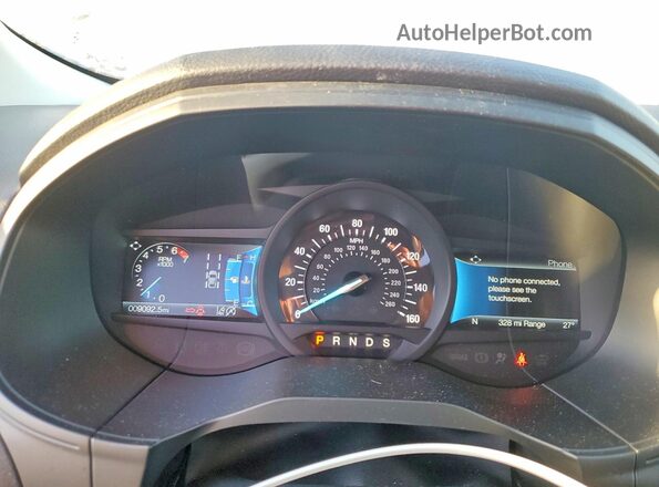 2FMPK4J95RBA06557 2024 FORD EDGE White Instrument cluster view