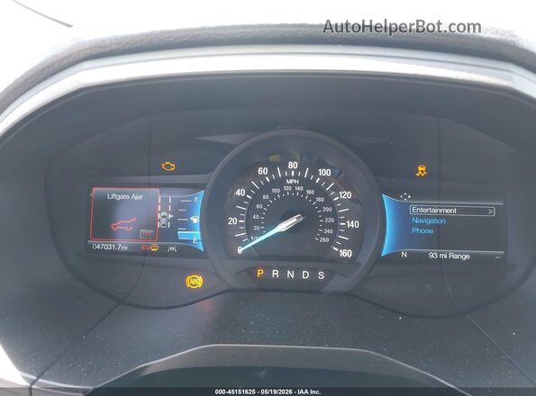 2FMPK4J95RBA83218 2024 FORD EDGE White Vista de los asientos traseros