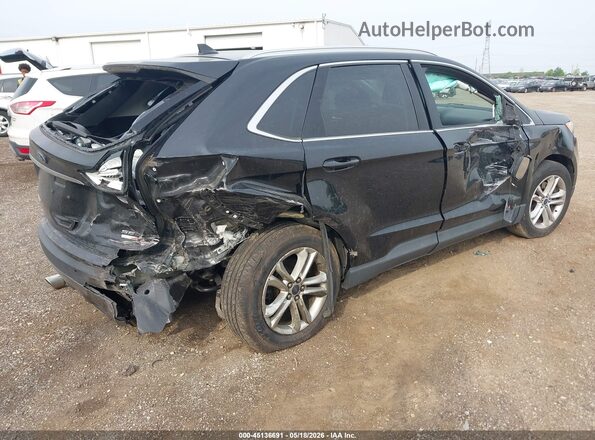 2FMPK4J96KBB86976 2019 FORD EDGE Black Trasero derecho