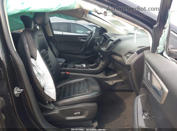 2FMPK4J96KBB86976 2019 FORD EDGE Black Vista interior delantera