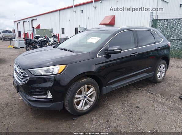 2FMPK4J96KBC47792 2019 FORD EDGE Black Przód lewy