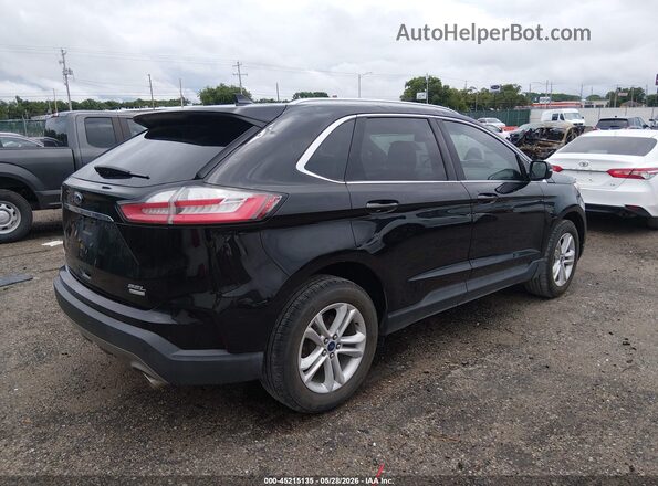 2FMPK4J96KBC47792 2019 FORD EDGE Black Tył prawy