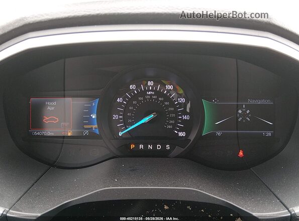2FMPK4J96KBC47792 2019 FORD EDGE Black Widok tylnych siedzeń