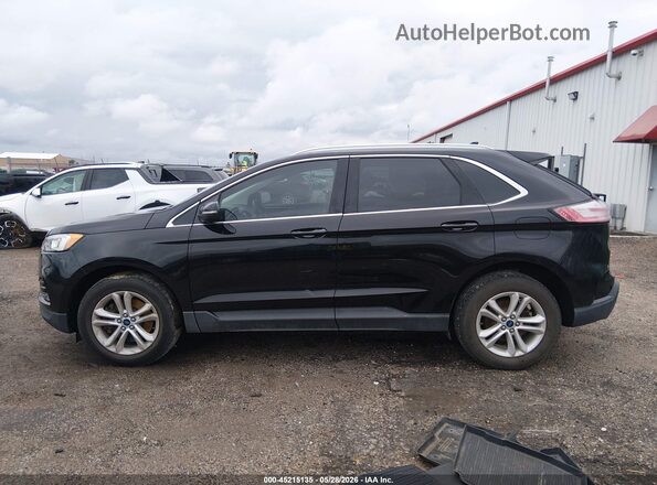 2FMPK4J96KBC47792 2019 FORD EDGE Black Widok wnętrza 360 stopni