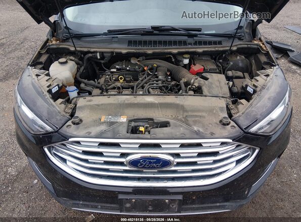 2FMPK4J96KBC47792 2019 FORD EDGE Black Widok z tyłu