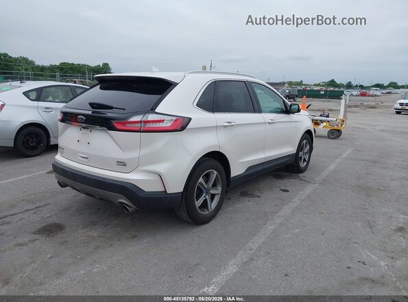 2FMPK4J96KBC47890 2019 FORD EDGE Белый Задняя правая четверть