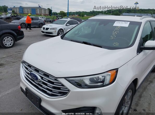 2FMPK4J96KBC47890 2019 FORD EDGE Белый Вид спереди