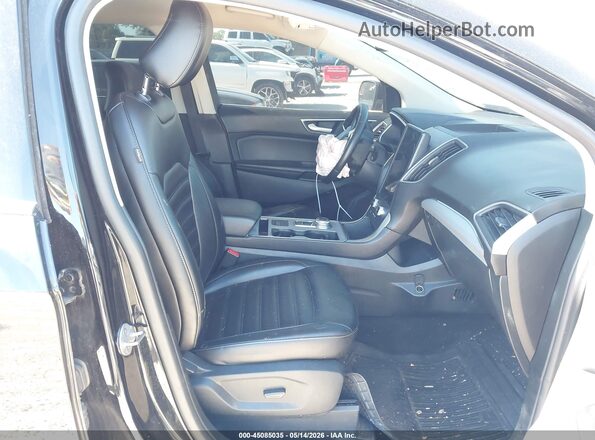2FMPK4J96MBA58336 2021 FORD EDGE Black Вид салону спереду
