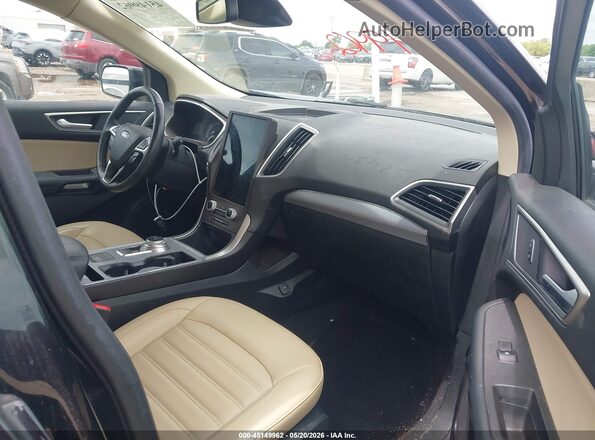 2FMPK4J96MBA62158 2021 FORD EDGE Черный Вид салона спереди