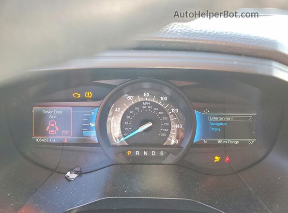 2FMPK4J96NBA39626 2022 FORD EDGE Black Instrument cluster view