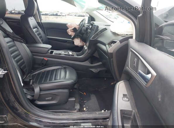 2FMPK4J96NBA93475 2022 FORD EDGE Black Widok wnętrza z przodu
