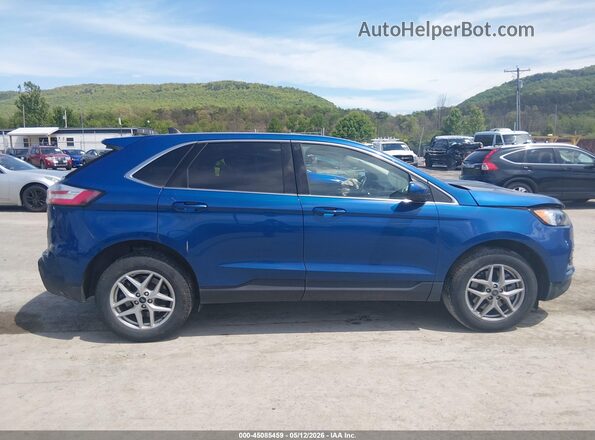 2FMPK4J96RBA71627 2024 FORD EDGE Blue Սալոնի հետևի տեսք