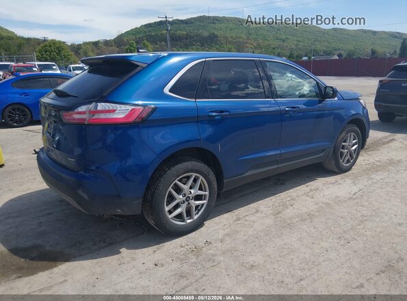 2FMPK4J96RBA71627 2024 FORD EDGE Blue Հետևի աջ
