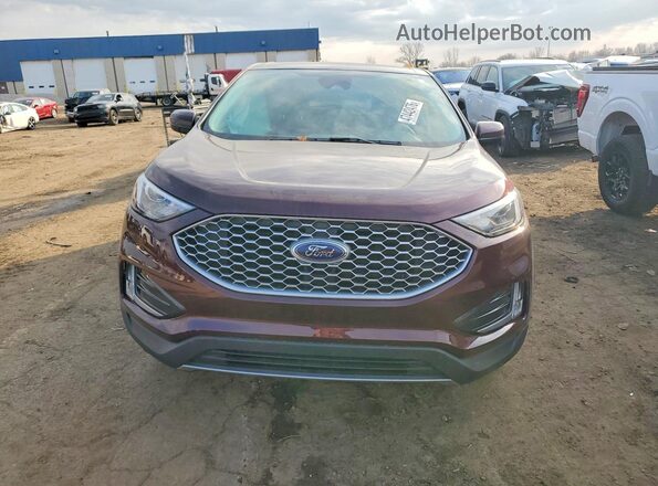 2FMPK4J96RBB03525 2024 FORD EDGE Бордовый Вид спереди