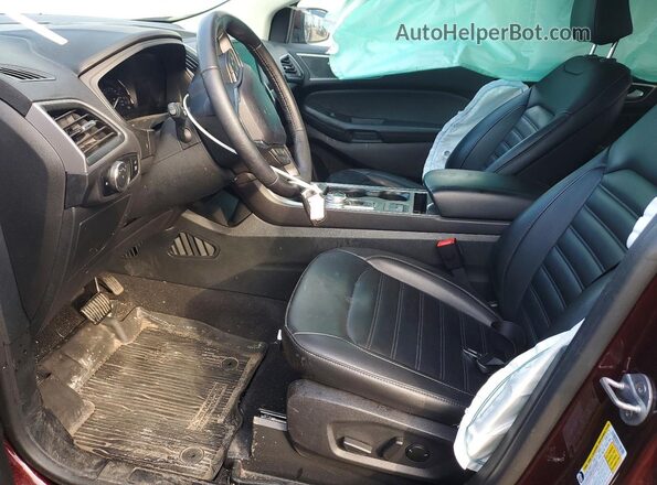 2FMPK4J96RBB03525 2024 FORD EDGE Бордовый Вид салона спереди
