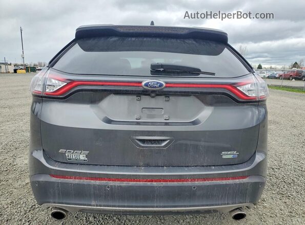 2FMPK4J97HBB79625 2017 FORD EDGE Charcoal Հետևի տեսք