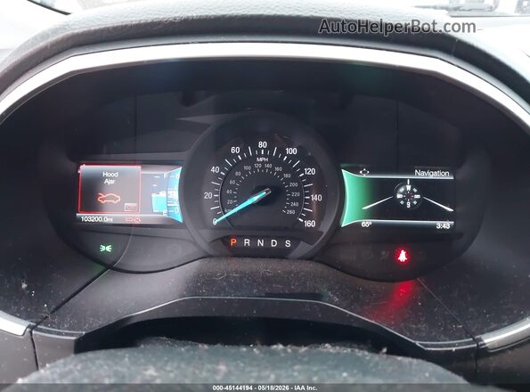 2FMPK4J97HBC15975 2017 FORD EDGE Gray Вид задніх сидінь