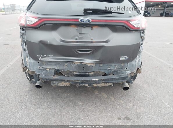 2FMPK4J97HBC15975 2017 FORD EDGE Gray Вид спереду