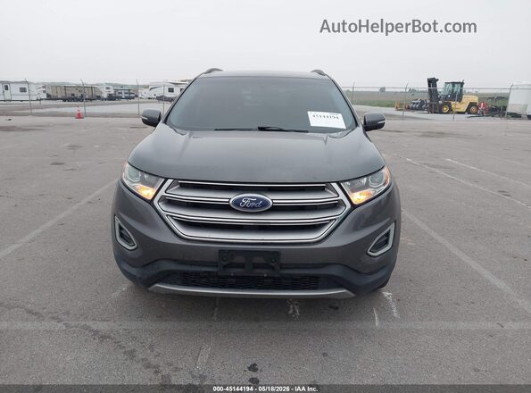 2FMPK4J97HBC15975 2017 FORD EDGE Gray Вид задньої частини салону