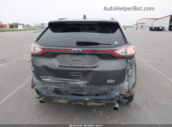 2FMPK4J97HBC15975 2017 FORD EDGE Gray 