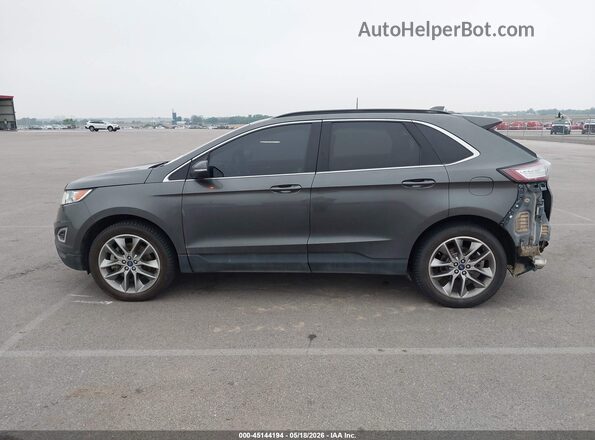 2FMPK4J97HBC15975 2017 FORD EDGE Gray 