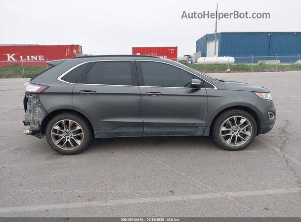 2FMPK4J97HBC15975 2017 FORD EDGE Gray Панорамний вид салону 360°