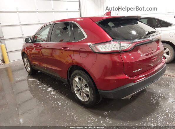 2FMPK4J97HBC30363 2017 FORD EDGE Красный Задняя левая четверть