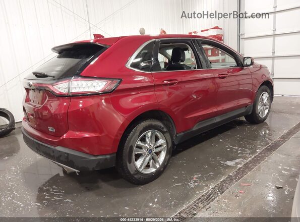 2FMPK4J97HBC30363 2017 FORD EDGE Красный Задняя правая четверть