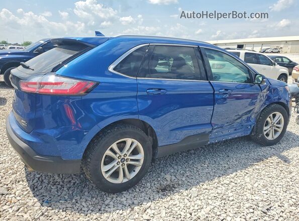 2FMPK4J97LBA19074 2020 FORD EDGE Blue Задня права чверть