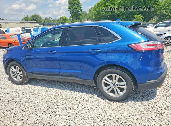 2FMPK4J97LBA19074 2020 FORD EDGE Blue Задня ліва чверть