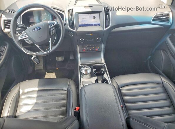 2FMPK4J97LBA19074 2020 FORD EDGE Blue Вид панелі приладів
