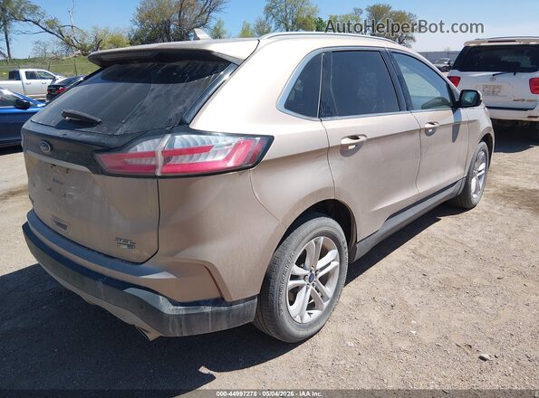 2FMPK4J97LBA49725 2020 FORD EDGE Золотой Задняя правая четверть
