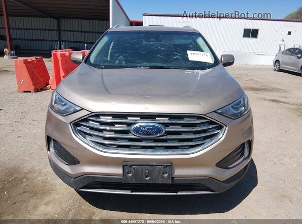 2FMPK4J97LBA49725 2020 FORD EDGE Золотой Вид щитка приборов
