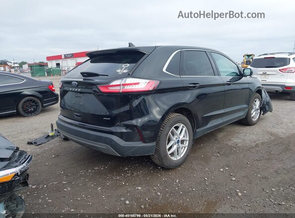 2FMPK4J97MBA01689 2021 FORD EDGE Черный Задняя правая четверть