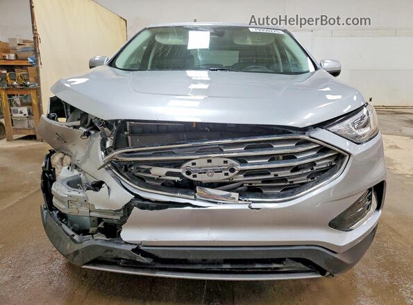 2FMPK4J97NBA28392 2022 FORD EDGE Silver Widok z przodu