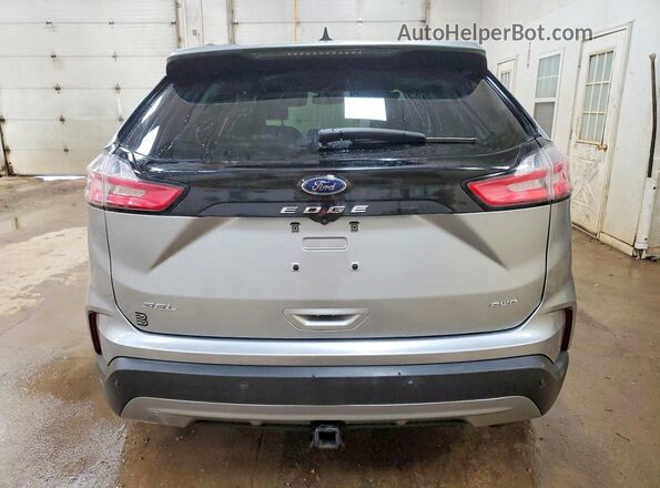 2FMPK4J97NBA28392 2022 FORD EDGE Silver Widok z tyłu