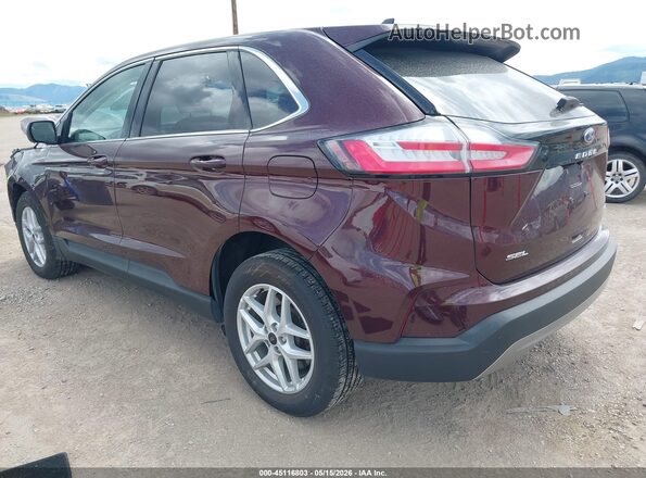 2FMPK4J97PBA22997 2023 FORD EDGE Red უკანა მარცხენა
