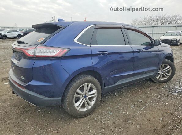 2FMPK4J98GBC67839 2016 FORD EDGE Blue Trasero derecho