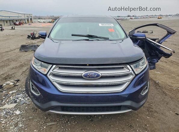 2FMPK4J98GBC67839 2016 FORD EDGE Blue Vista frontal