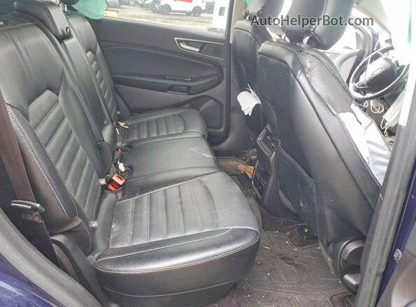2FMPK4J98GBC67839 2016 FORD EDGE Blue Vista interior trasera