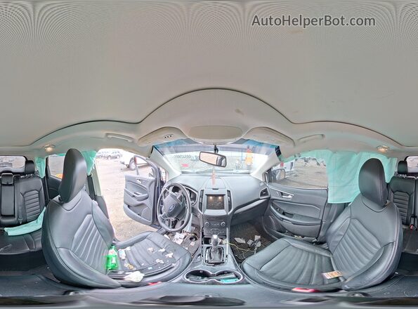 2FMPK4J98GBC67839 2016 FORD EDGE Blue Vista interior de 360 grados