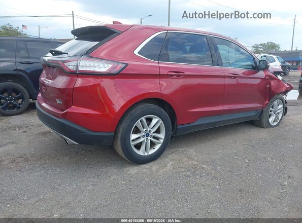 2FMPK4J98JBC01296 2018 FORD EDGE Красный Задняя правая четверть