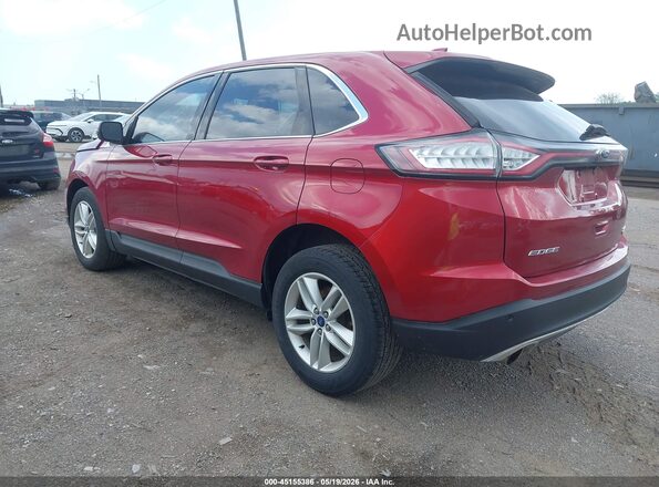 2FMPK4J98JBC01296 2018 FORD EDGE Красный Задняя левая четверть