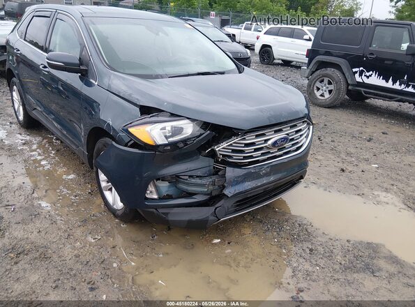2FMPK4J98KBB60251 2019 FORD EDGE Blue Widok z przodu