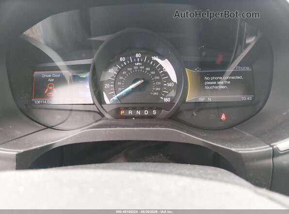 2FMPK4J98KBB60251 2019 FORD EDGE Blue Widok tylnych siedzeń