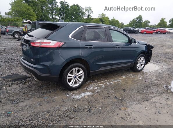 2FMPK4J98KBB60251 2019 FORD EDGE Blue Tył prawy